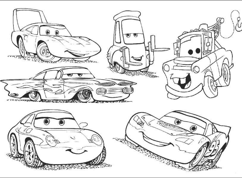 Dibujos de coches para colorear - News Motoreto