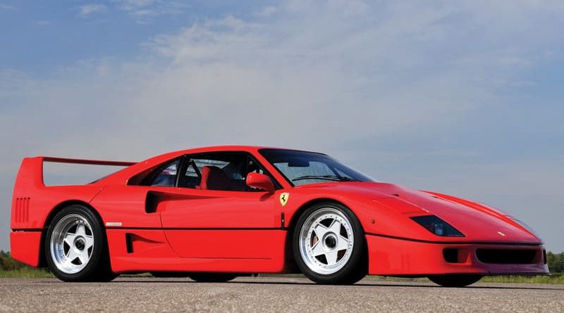 coches clásicos de los 80: Ferrari F40