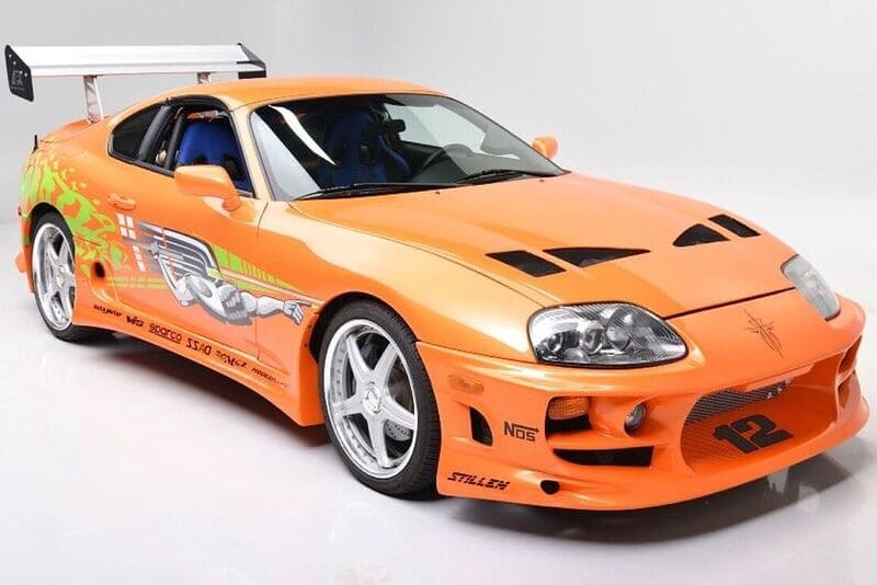 Toyota Supra naranja de Paul Walker