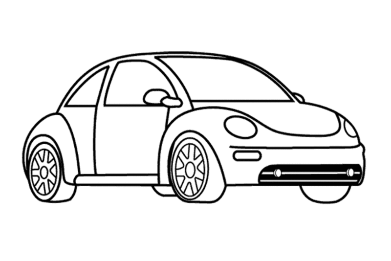 dibujos de coches para colorear
