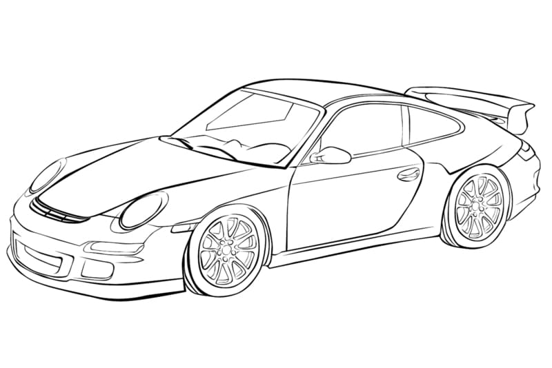 Dibujos de coches Porsche
